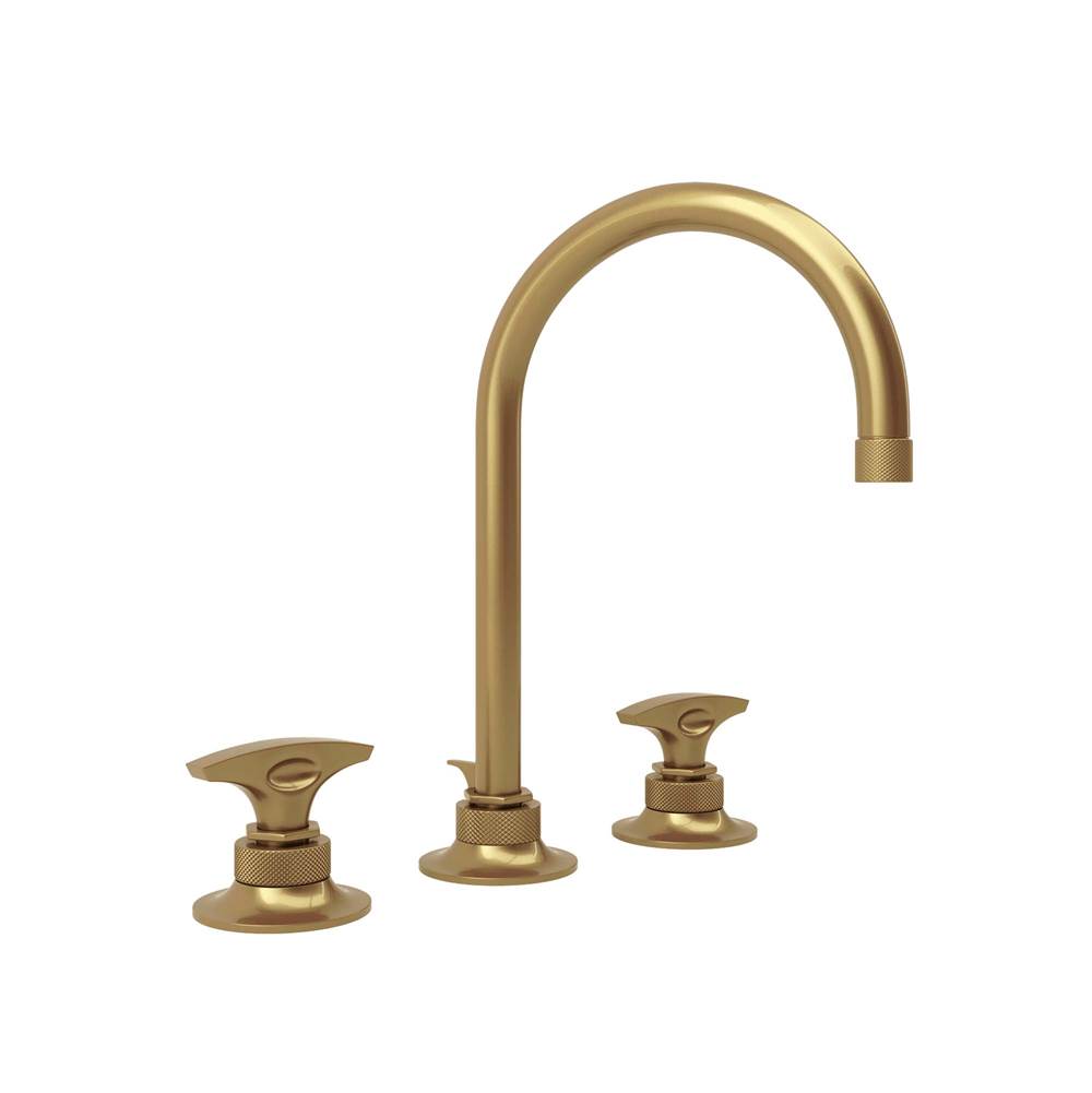 ROHL MB2019DMFB-2 Graceline Widespread Lavatory Faucet With C-Spout In French Brass