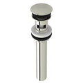 ROHL 5447PN Push Drain With Overflow In Polished Nickel