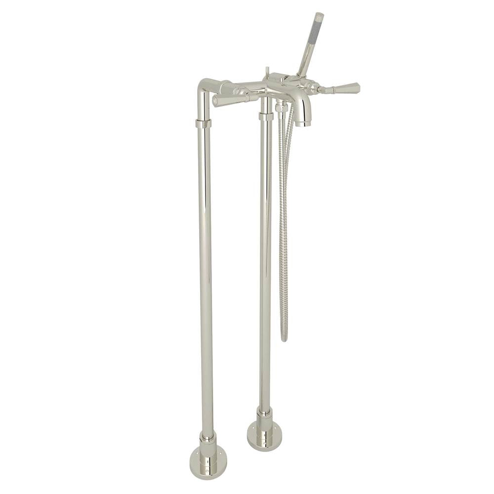 ROHL AKIT2302NLMPN San Giovanni Floor Mount Tub Filler In Polished Nickel