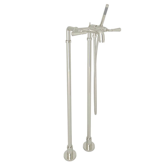 ROHL AKIT2302NLMPN San Giovanni Floor Mount Tub Filler In Polished Nickel