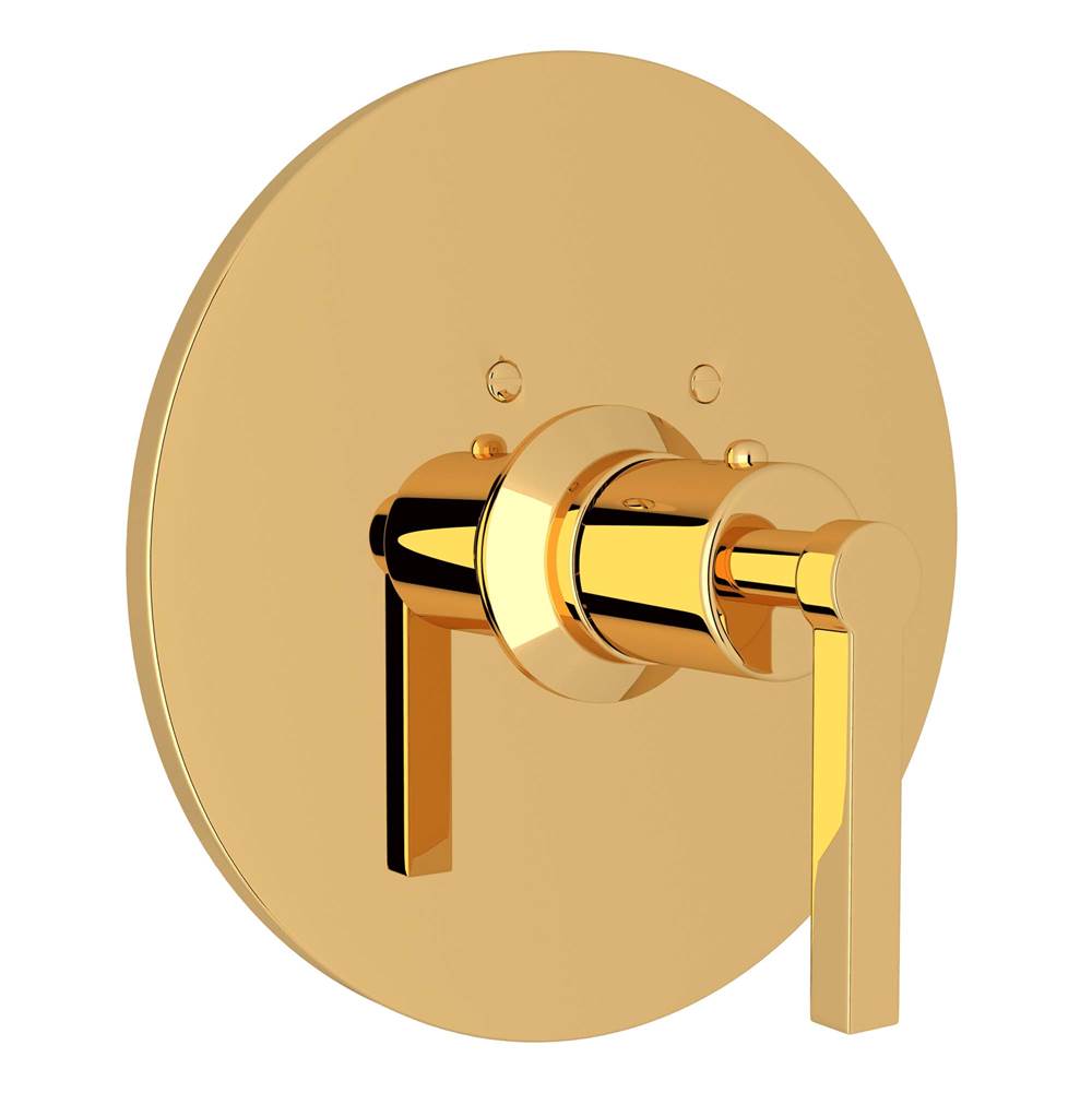 ROHL A4214LMULB Lombardia 3/4" Thermostatic Trim Without Volume Control In Unlacquered Brass