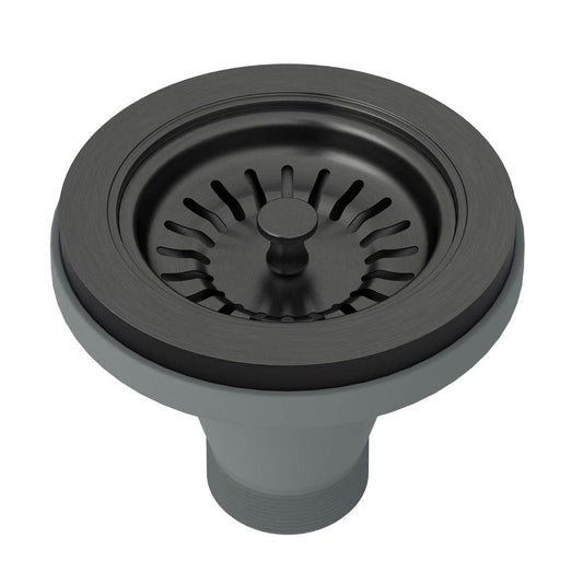 ROHL 735BKS Basket Strainer In Black Stainless Steel