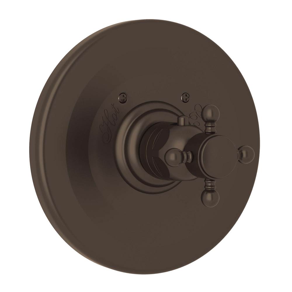 ROHL A4914XMTCB 3/4" Thermostatic Trim Without Volume Control In Tuscan Brass