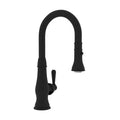 ROHL A3420SLMMB-2 Patrizia Pull-Down Bar/Food Prep Kitchen Faucet In Matte Black