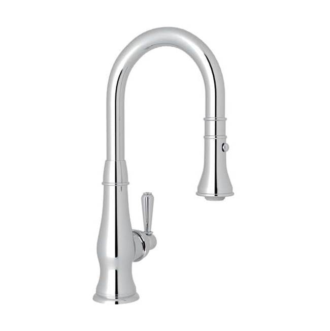 ROHL A3420SLMAPC-2 Patrizia Pull-Down Bar/Food Prep Kitchen Faucet In Polished Chrome