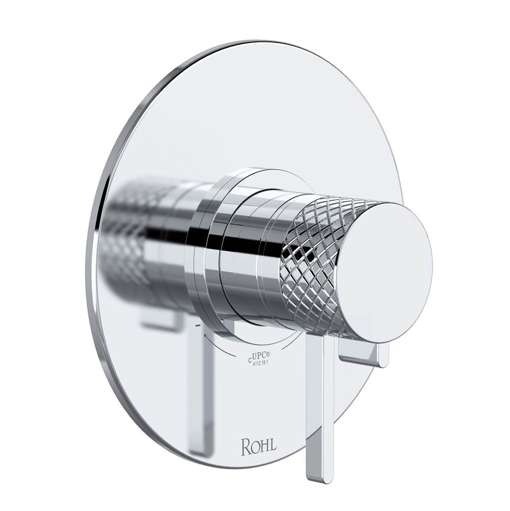 ROHL TTE44W1LMAPC Tenerife 1/2" Therm & Pressure Balance Trim with 2 Functions (No Share) In Polished Chrome