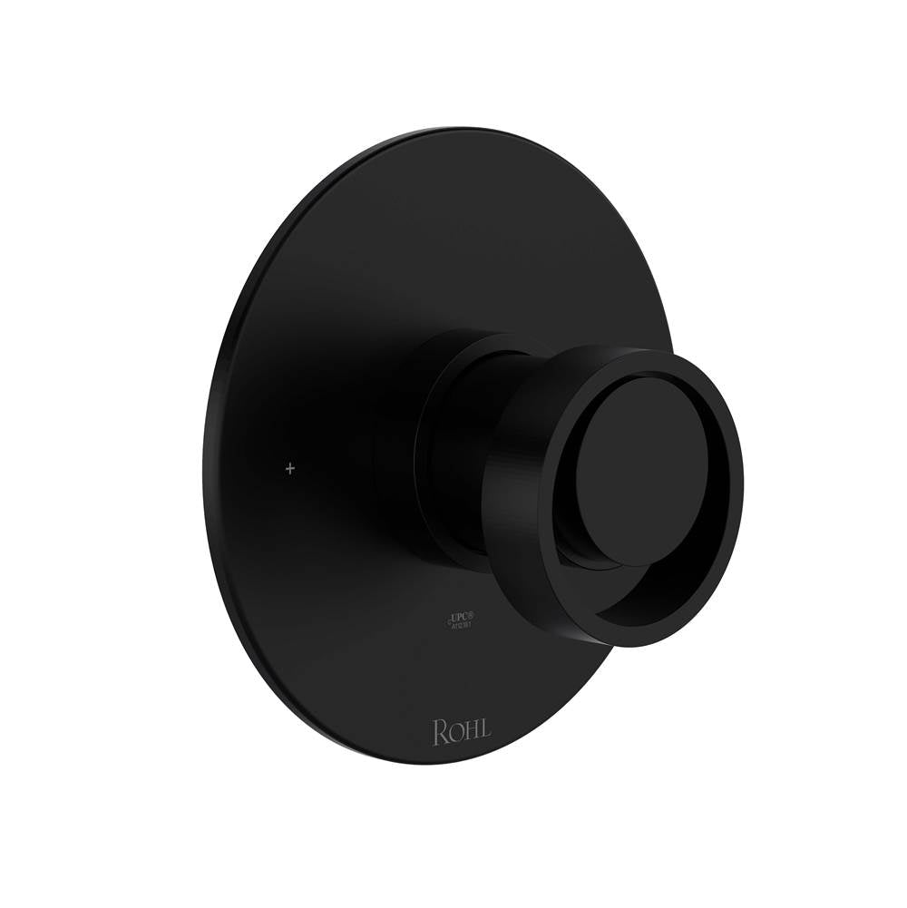 ROHL TEC51W1IWMB Eclissi 1/2" Pressure Balance Trim In Matte Black