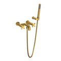 ROHL A2202XMULB Lombardia Exposed Wall Mount Tub Filler In Unlacquered Brass