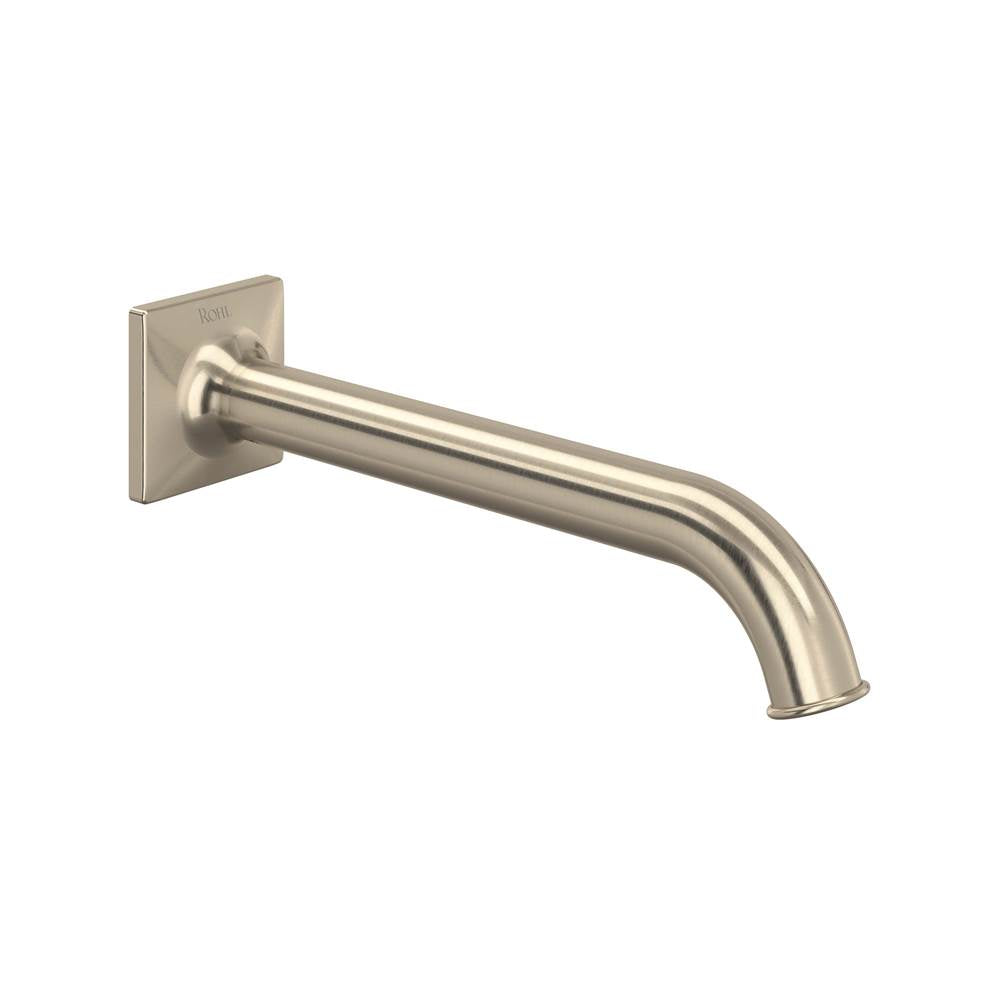 ROHL AP16W1STN Apothecary Wall Mount Tub Spout In Satin Nickel
