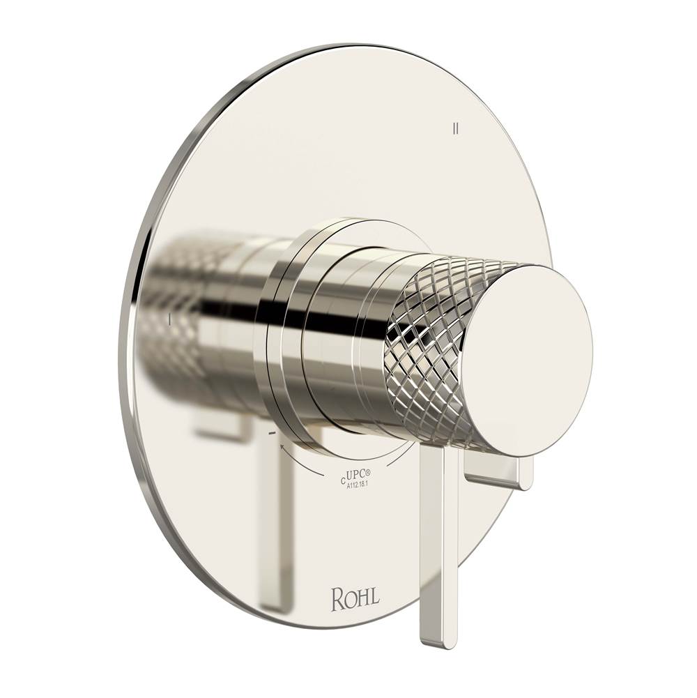 ROHL TTE45W1LMPN Tenerife 1/2" Therm & Pressure Balance Trim with 5 Functions (Shared) In Polished Nickel