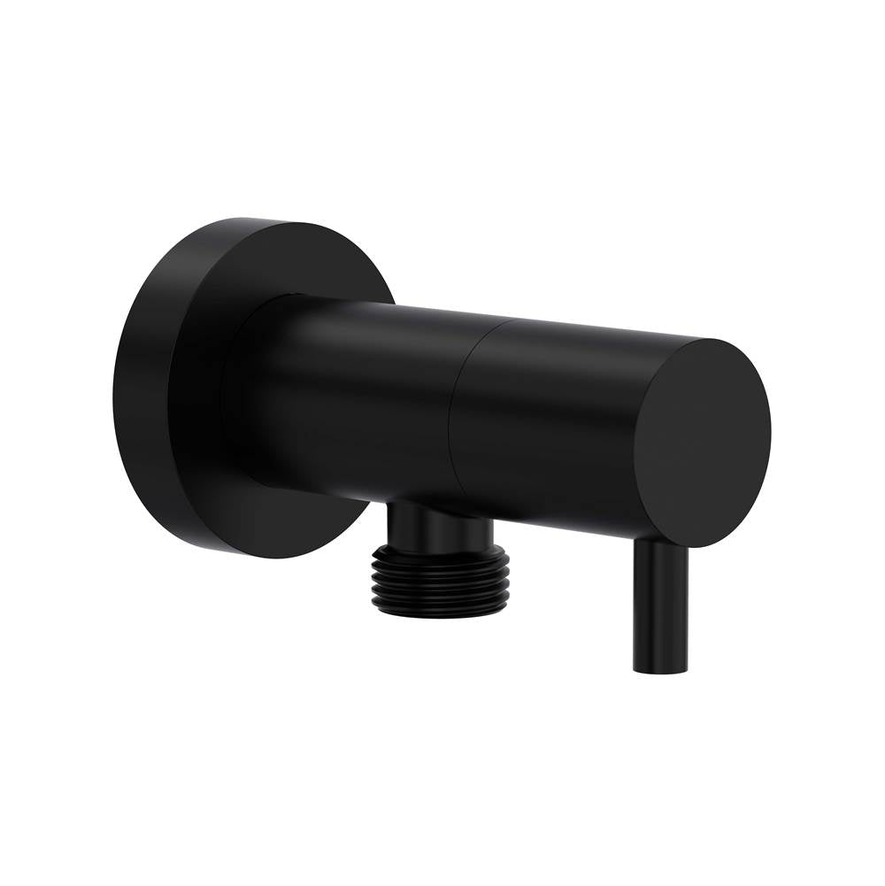 ROHL 0327WOMB Handshower Outlet With Integrated Volume Control In Matte Black