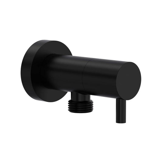 ROHL 0327WOMB Handshower Outlet With Integrated Volume Control In Matte Black