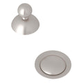 ROHL CNZREMOTESTN Remote Pop-Up Set With Overflow In Satin Nickel
