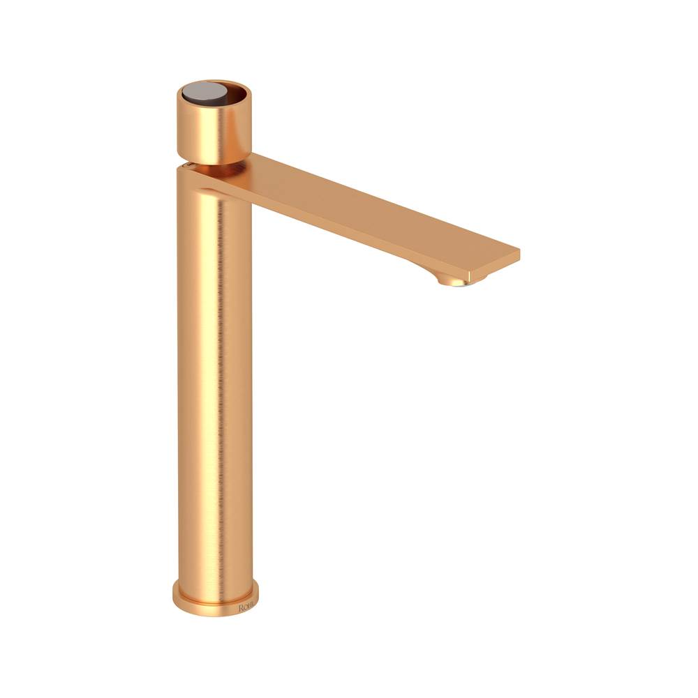ROHL EC02D1IWSGN Eclissi Single Handle Tall Lavatory Faucet In Satin Gold/Satin Nickel