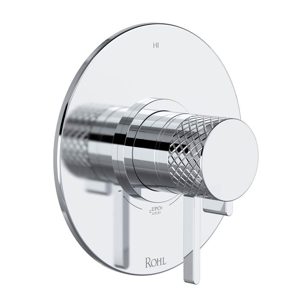 ROHL TTE23W1LMAPC Tenerife 1/2" Therm & Pressure Balance Trim with 3 Functions (Shared) In Polished Chrome