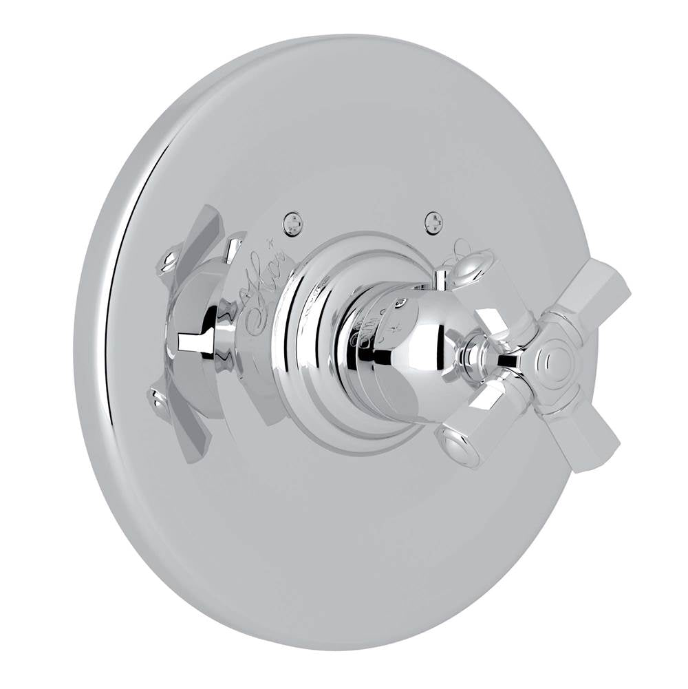 ROHL A4814XMAPC Palladian 3/4" Thermostatic Trim Without Volume Control In Polished Chrome
