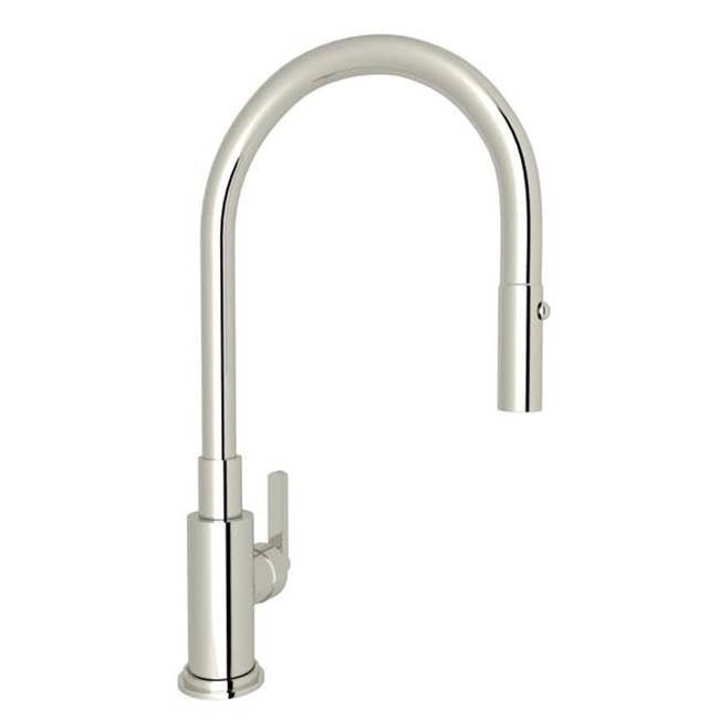 ROHL A3430LMPN-2 Lombardia Pull-Down Kitchen Faucet In Polished Nickel