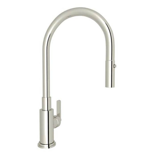 ROHL A3430LMPN-2 Lombardia Pull-Down Kitchen Faucet In Polished Nickel