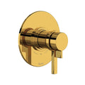 ROHL TLB45W1LMULB Lombardia 1/2" Therm & Pressure Balance Trim with 5 Functions (Shared) In Unlacquered Brass