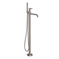 ROHL MI05F1NRSTN Miscelo Single Hole Floor Mount Tub Filler Trim In Satin Nickel