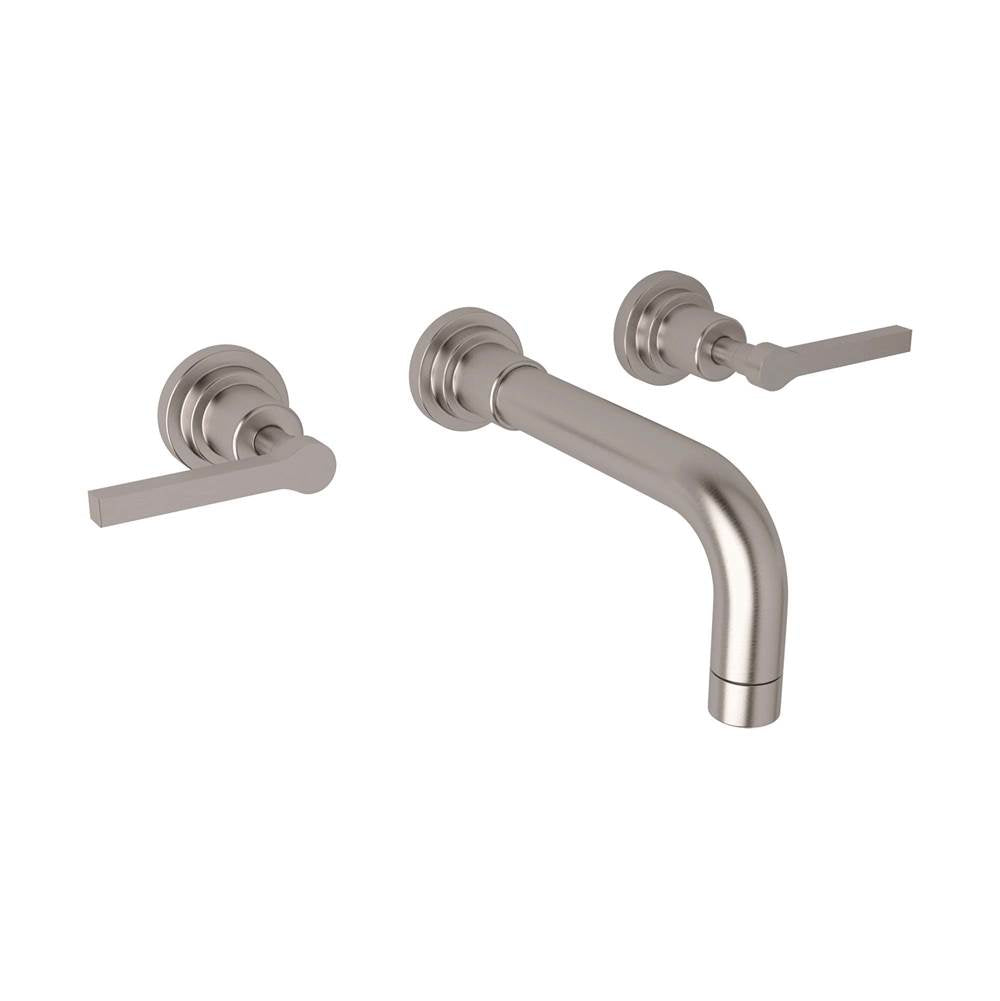 ROHL A2207LMTCBTO-2 Lombardia Wall Mount Lavatory Faucet In Tuscan Brass