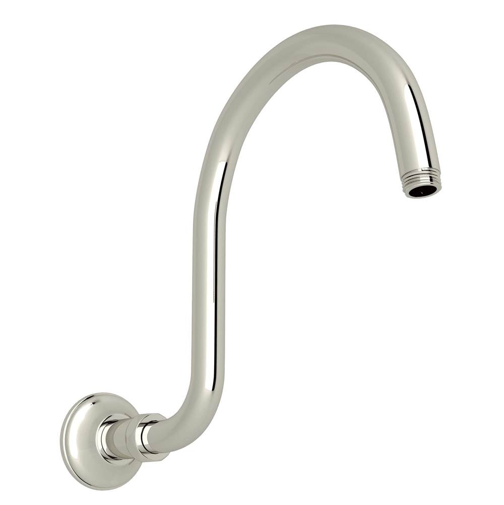 ROHL 1475/12PN 12" Reach Wall Mount Shower Arm In Polished Nickel