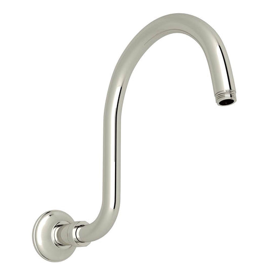ROHL 1475/12PN 12" Reach Wall Mount Shower Arm In Polished Nickel