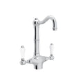 ROHL A1680LPAPC-2 Acqui Two Handle Bar/Food Prep Kitchen Faucet In Polished Chrome