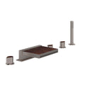 ROHL MI05D5SDSTN Miscelo 5-Hole Deck Mount Tub Filler In Satin Nickel