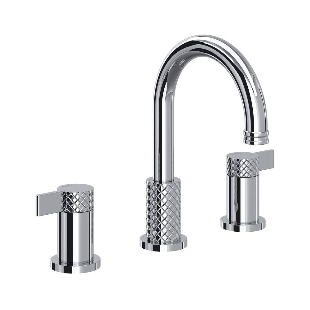 ROHL TE08D3LMAPC Tenerife Widespread Lavatory Faucet With C-Spout In Polished Chrome