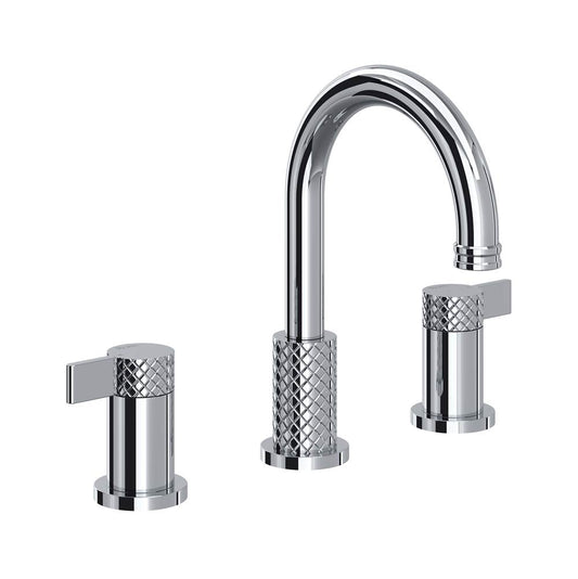 ROHL TE08D3LMAPC Tenerife Widespread Lavatory Faucet With C-Spout In Polished Chrome