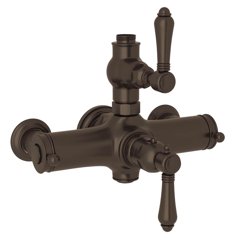 ROHL A4917LMTCB Exposed Therm Valve With Volume and Temperature Control In Tuscan Brass