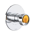 ROHL TEC45W1IWPCG Eclissi 1/2" Therm & Pressure Balance Trim with 5 Functions (Shared) In Polished Chrome/Satin Gold