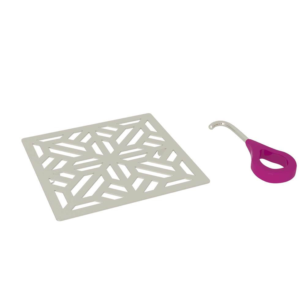 ROHL DC3144PN Mosaic Decorative Drain Cover In Polished Nickel