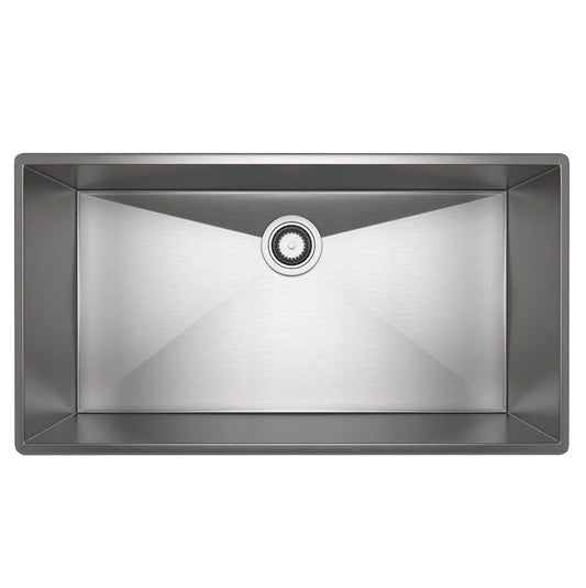 ROHL RSS3318SB Forze 33" Single Bowl Stainless Steel Kitchen Sink In Brushed Stainless Steel