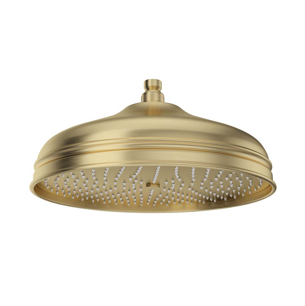 ROHL 1047/8SUB 12" Rain Showerhead In Satin Unlacquered Brass