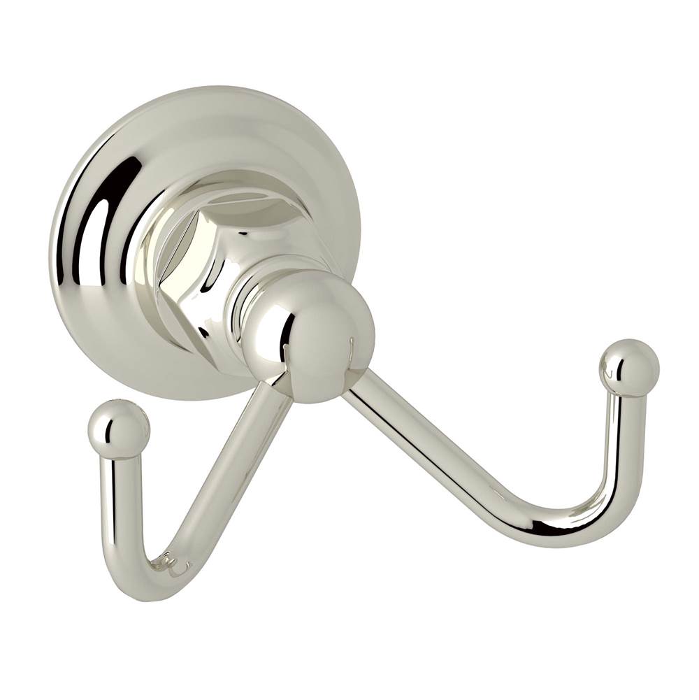 ROHL ROT7DPN Double Robe Hook In Polished Nickel