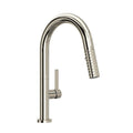 ROHL TE65D1LMPN Tenerife Pull-Down Bar/Food Prep Kitchen Faucet With C-Spout In Polished Nickel