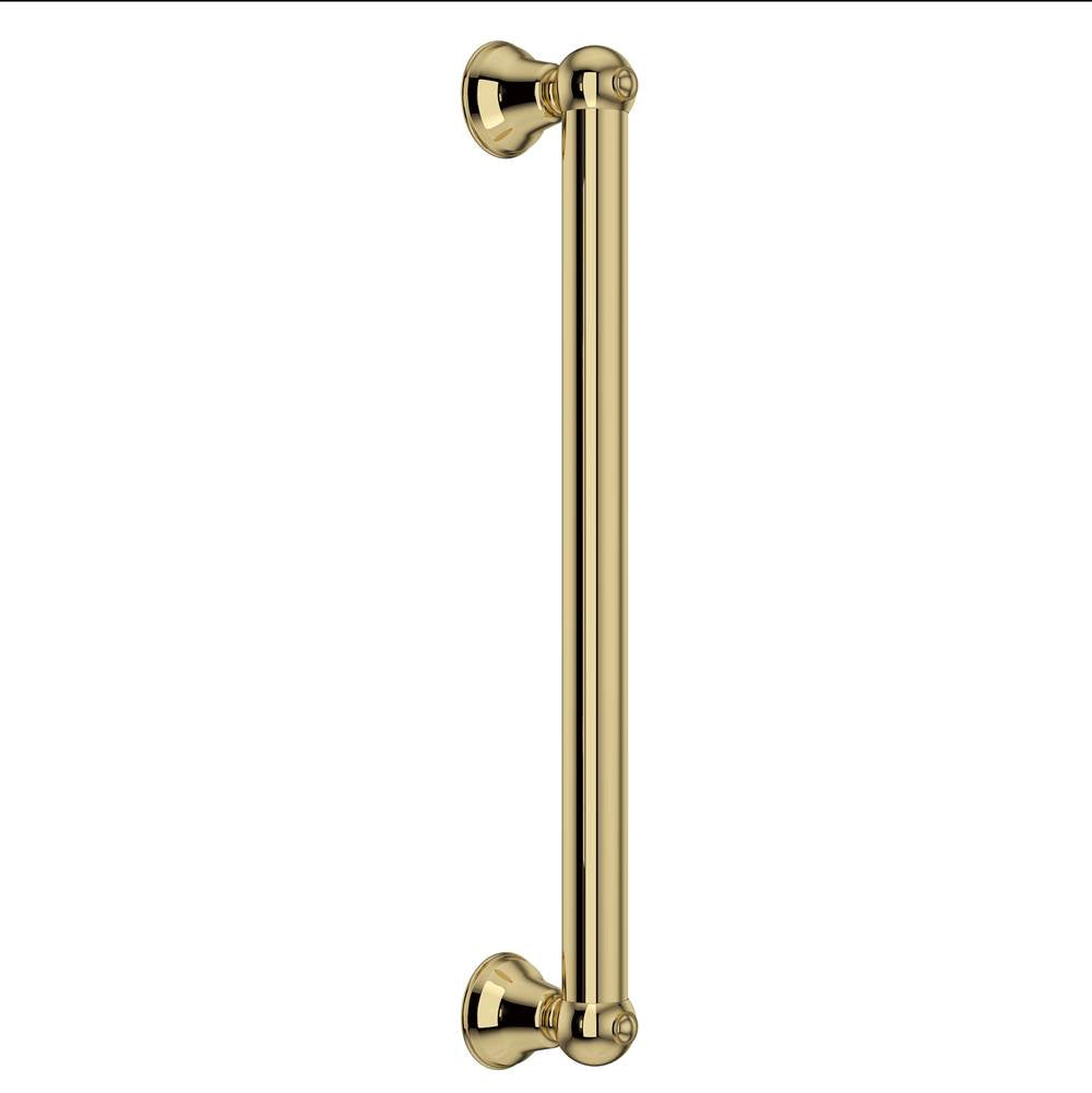 ROHL 1252ULB 18" Grab Bar In Unlacquered Brass