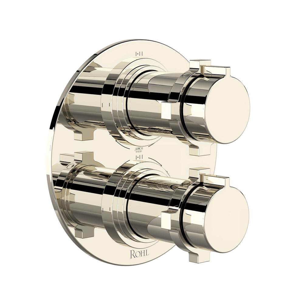 ROHL TLB46W1XMPN Lombardia 3/4" Therm & Pressure Balance Trim with 6 Functions (Shared) In Polished Nickel