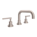 ROHL A2218LMSTN-2 Lombardia Widespread Lavatory Faucet With U-Spout In Satin Nickel