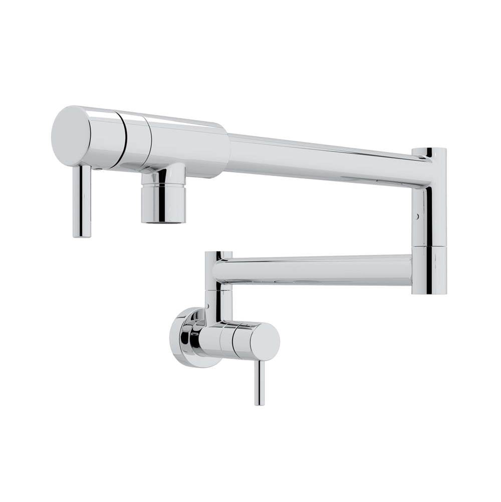ROHL QL66L-APC-2 Modern Pot Filler In Polished Chrome
