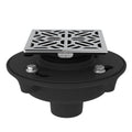 ROHL SDCI2-3144APC Cast Iron 2" No Hub Drain Kit With 3144 Mosaic Decorative Cover In Polished Chrome