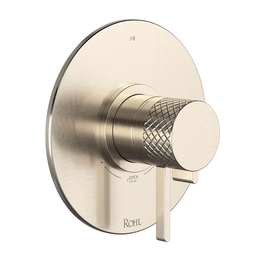 ROHL TTE23W1LMSTN Tenerife 1/2" Therm & Pressure Balance Trim with 3 Functions (Shared) In Satin Nickel