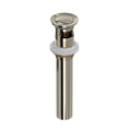 ROHL 0127DOFPN Push Drain With Overflow In Polished Nickel