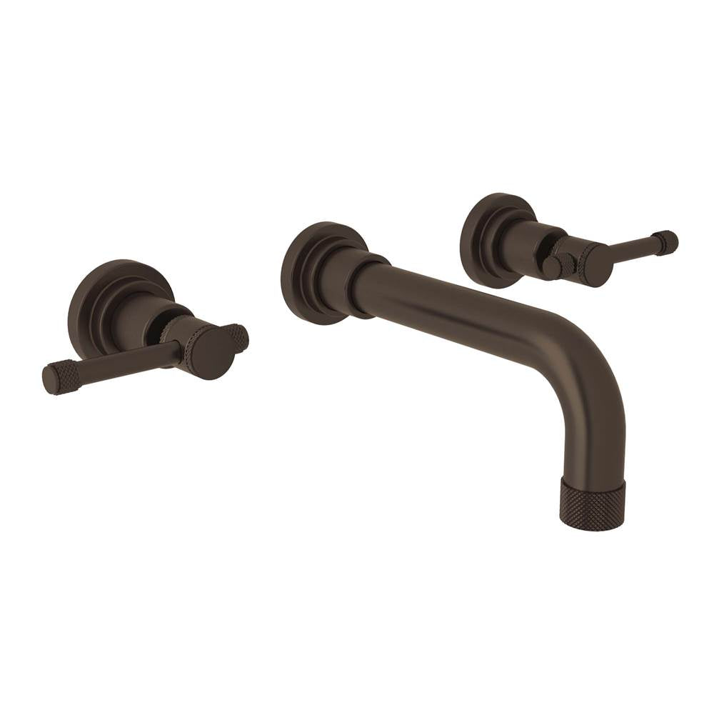 ROHL A3307ILTCBTO-2 Campo Wall Mount Lavatory Faucet In Tuscan Brass