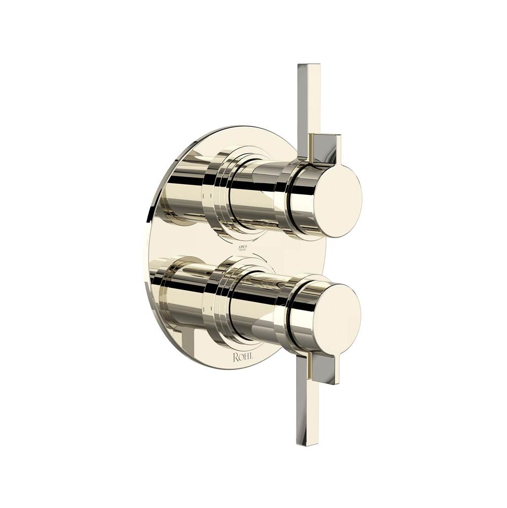 ROHL LB83W1LMPN Lombardia 3/4" Therm & Pressure Balance Multi-Function System In Polished Nickel