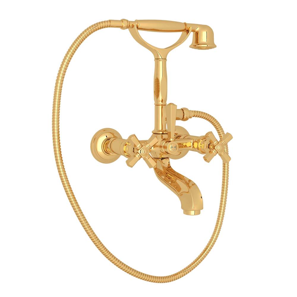 ROHL A1901XMIB Palladian Exposed Wall Mount Tub Filler In Italian Brass
