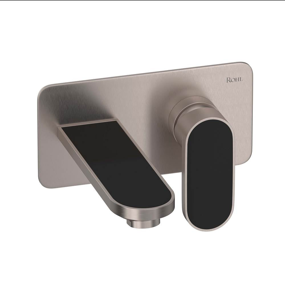 ROHL MI01W2NRSTN Miscelo Wall Mount Single Handle Lavatory Faucet In Satin Nickel