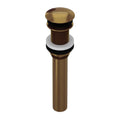 ROHL 5445FB Push Drain Without Overflow In French Brass